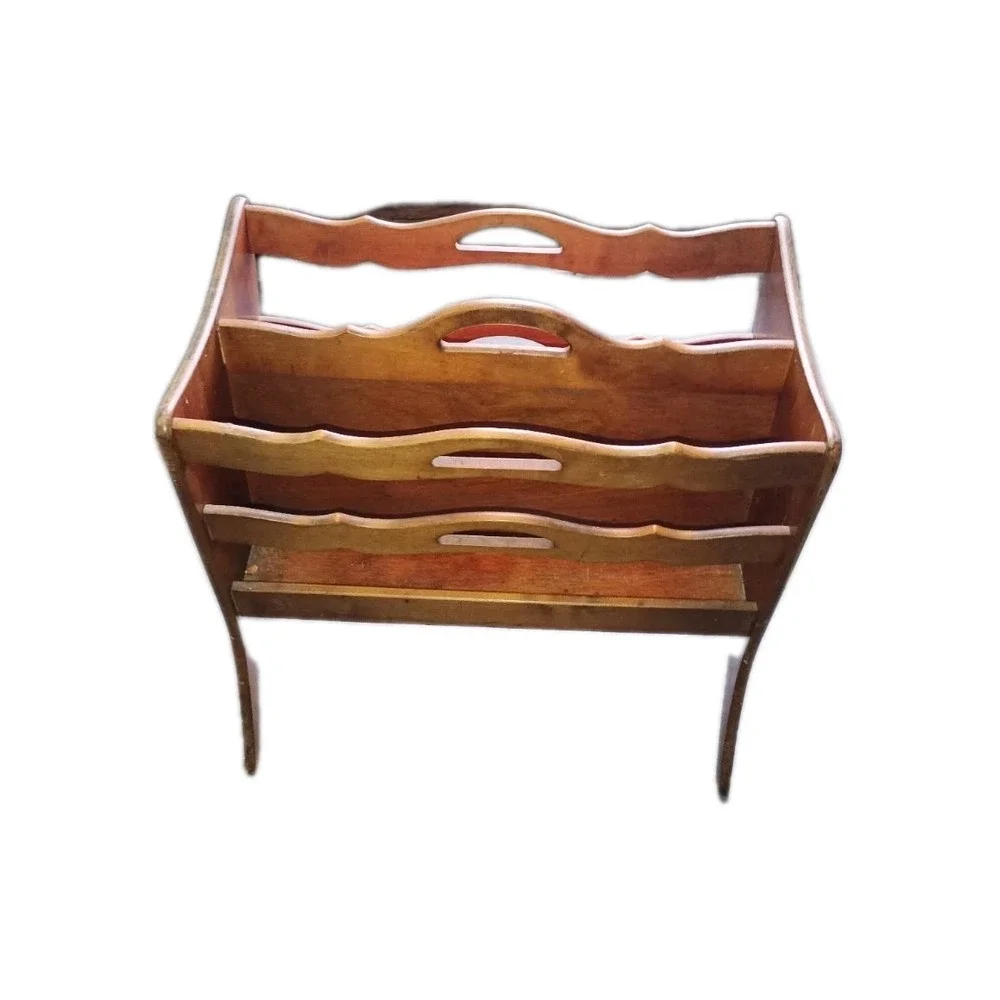 The Ferguson Brothers‎ Wooden Vintage Magazine Rack Stand